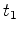 $t_1$